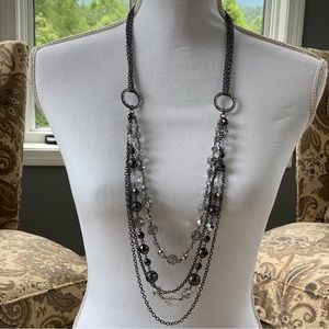 Multi Strand Beaded Necklace.